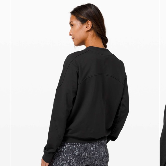 Lululemon City Sweat Crew - Black - Size 4 - Picture 7 of 7